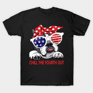 French Bulldog Funny 4th Of July Gift For Frenchie Lover T-Shirt